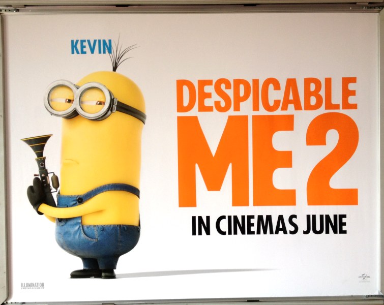 Cinema Poster: DESPICABLE ME 2 2013 (Kevin Quad) Steve Carell Russell Brand