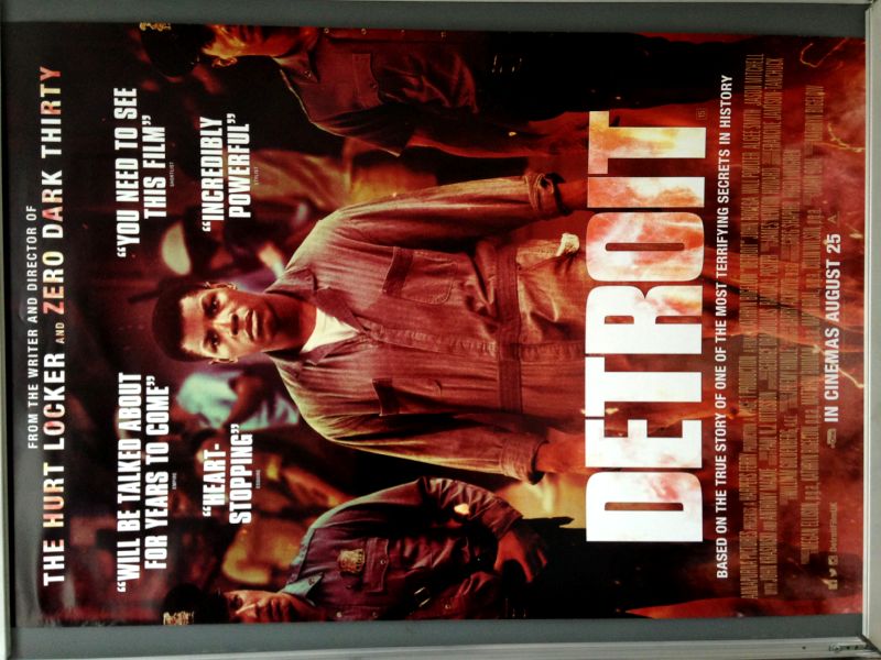 Cinema Poster: DETROIT 2017 (Main One Sheet) John Boyega Anthony Mackie