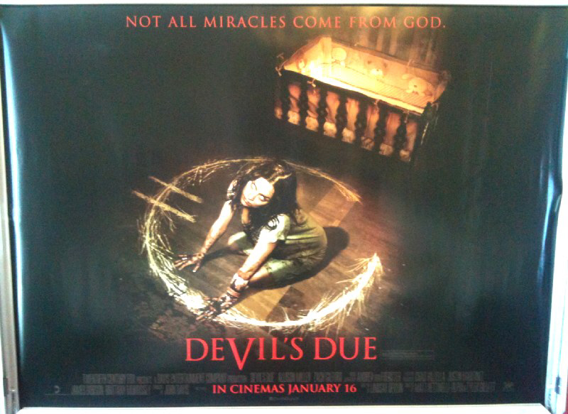 DEVIL'S DUE: Main UK Quad Film Poster