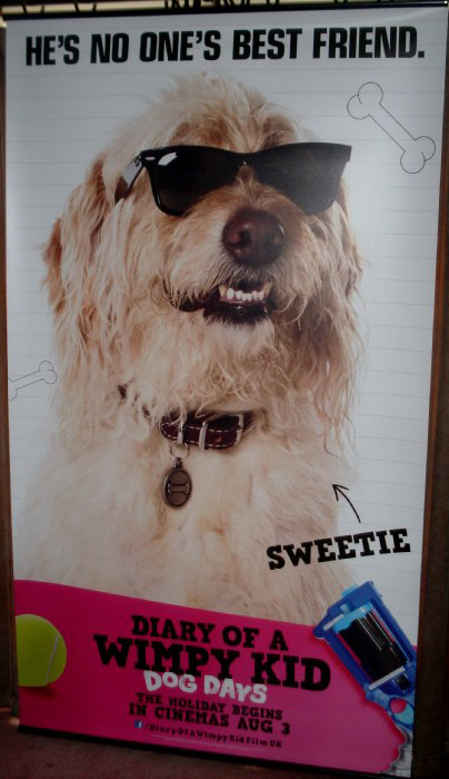 DIARY OF A WIMPY KID DOG DAYS: Sweetie Cinema Banner