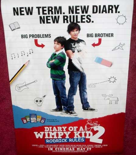 DIARY OF A WIMPY KID 2 RODRICK RULES: One Sheet Film Poster