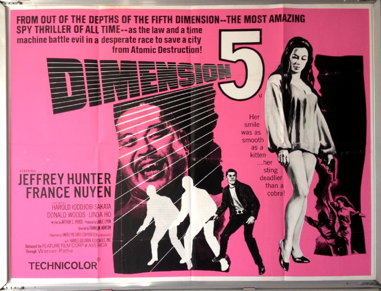 Cinema Poster: DIMENSION 5 AKA DIMENSION FOUR 1966 (Quad) Jeffrey Hunter