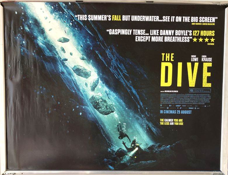 Cinema Poster: DIVE, THE 2023 (Quad) Louisa Krause Sophie Lowe