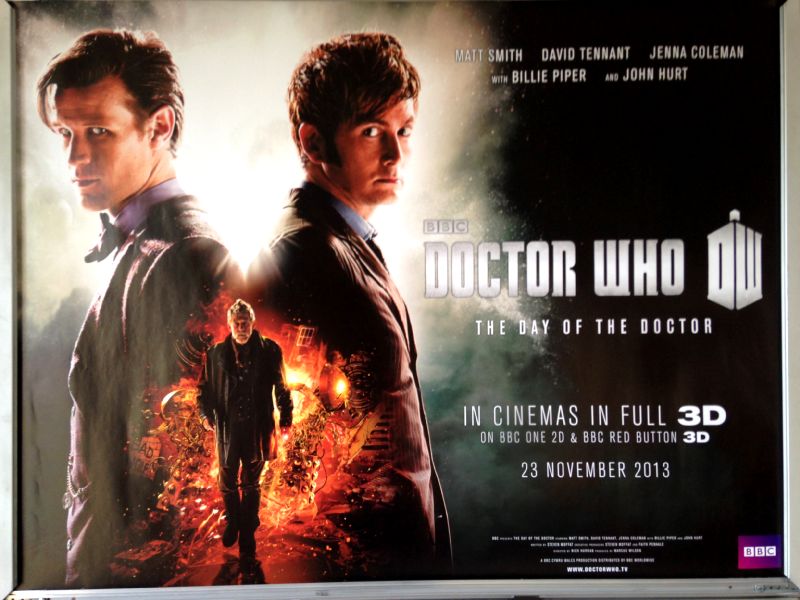 Cinema Poster: DOCTOR WHO THE DAY OF THE DOCTOR Quad 23/11/14 50th Anniversary Cinema Poster: DOCTOR WHO THE DAY OF THE DOCTOR Quad 23/11/14 50th Anniversary