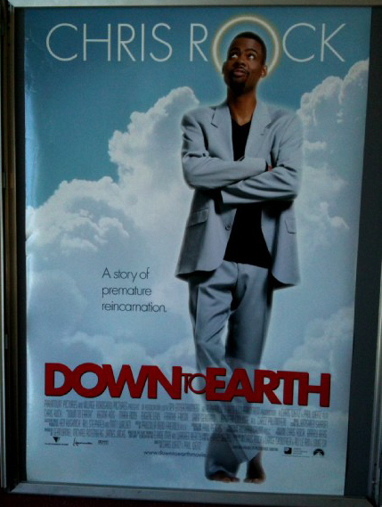 DOWN TO EARTH: UK Quad Film Poster