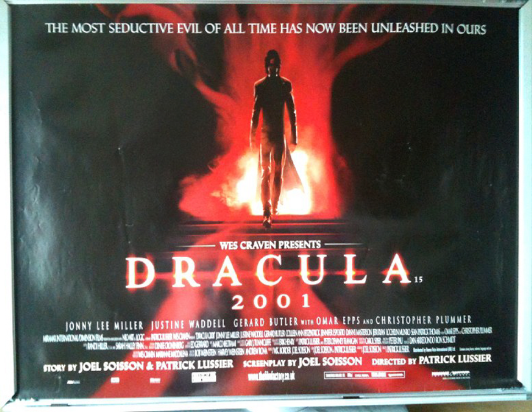 DRACULA 2001: UK Quad Film Poster