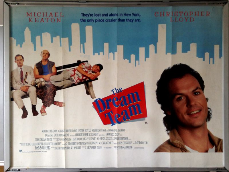Cinema Poster: DREAM TEAM, THE 1989 (Quad) Michael Keaton Christopher Lloyd