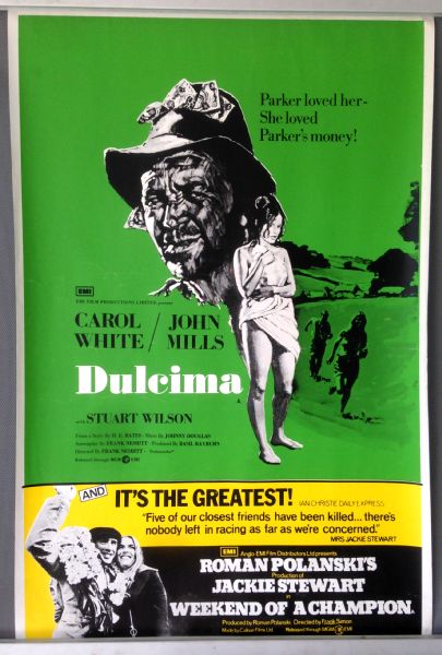 Cinema Poster: WEEKEND OF A CHAMPION / DULCIMA 1972 (Double Crown)