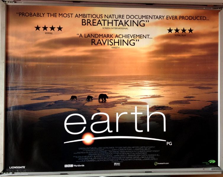 Cinema Poster: EARTH 2007 (Quad) Patrick Stewart Anggun James Earl Jones Cinema Poster: EARTH 2007 (Quad) Patrick Stewart Anggun James Earl Jones