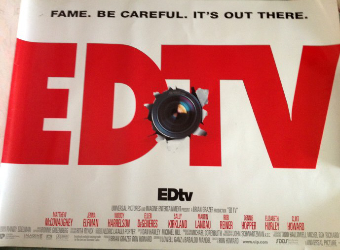 ED TV: Advance Quad Film Poster