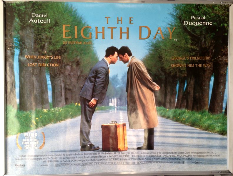 Cinema Poster: EIGHTH DAY, THE 1996 (Quad) Daniel Auteuil Miou-Miou