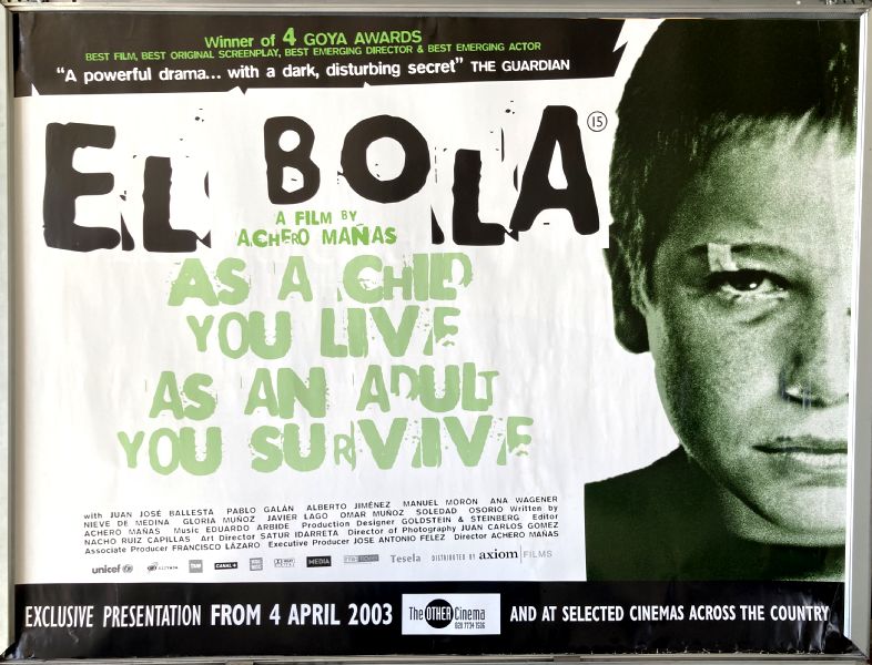 Cinema Poster: EL BOLA 2000 (Quad) Juan Jos Ballesta Pablo Galn Achero Maas