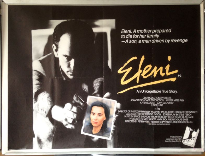 Cinema Poster: ELENI 1986 (Quad) John Malkovich Kate Nelligan