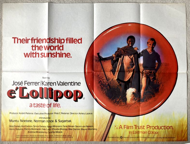 Cinema Poster: E'LOLLIPOP 1976 (Quad) Jos Ferrer Ashley Lazarus