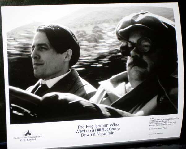 ENGLISHMAN WHO WENT UP A HIILL: Publicity Still B-88 Grant and McNeice in Car 
