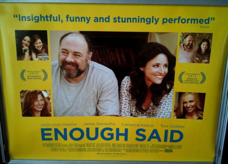 ENOUGH SAID: UK Quad Film Poster