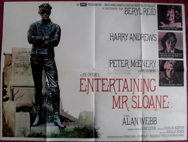 ENTERTAINING MR SLOANE: UK Quad Film Poster