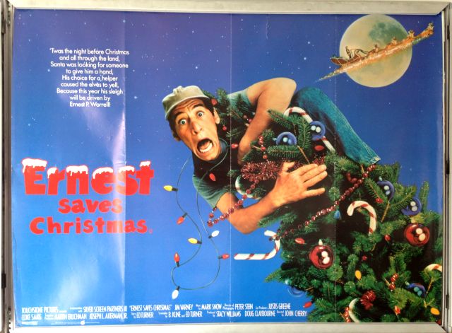 Cinema Poster: ERNEST SAVES CHRISTMAS 1988 (Quad) Jim Varney
