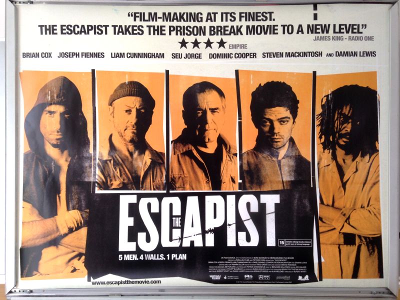 Cinema Poster: ESCAPIST, THE 2008 (Quad) Brian Cox Damian Lewis Joseph Fiennes