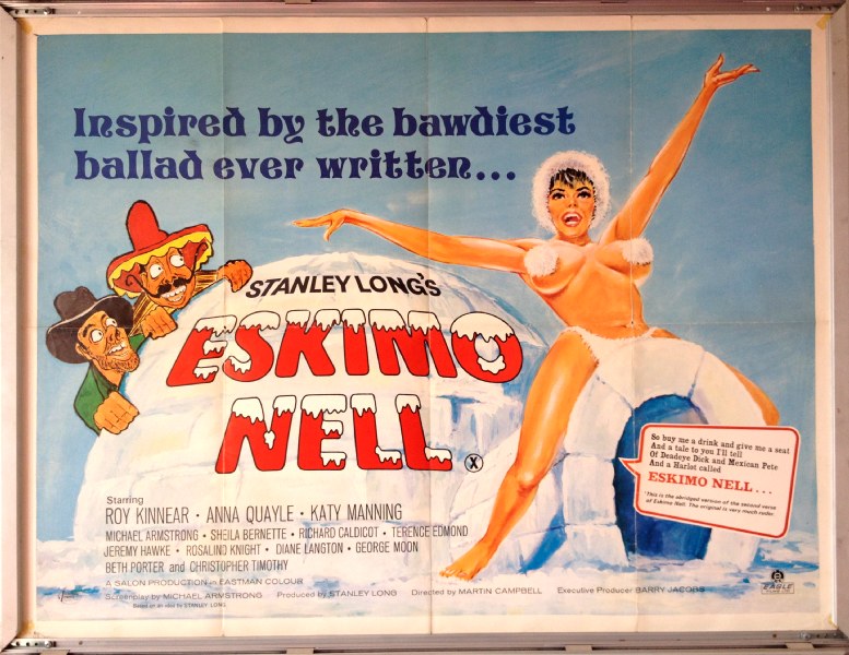 Cinema Poster: ESKIMO NELL 1975 (Quad) Christopher Timothy Roy Kinnear Cinema Poster: ESKIMO NELL 1975 (Quad) Christopher Timothy Roy Kinnear