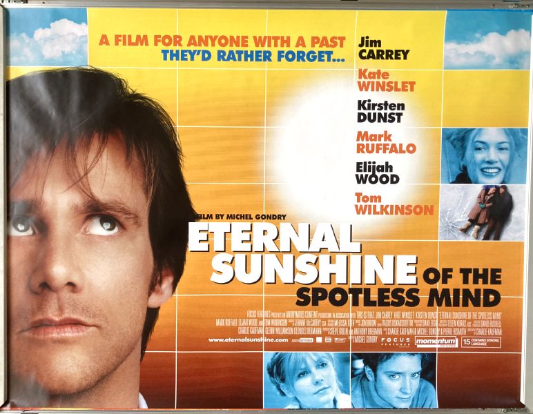 Cinema Poster: ETERNAL SUNSHINE OF THE SPOTLESS MIND 2004 (Quad)