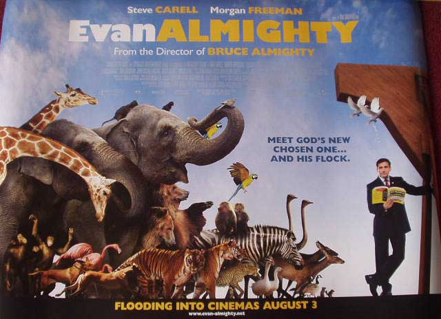 EVAN ALMIGHTY: Main UK Quad Film Poster