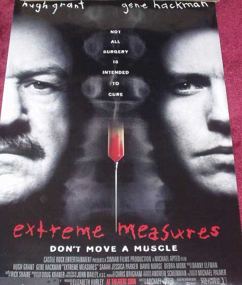 EXTREME MEASURES: Main One Sheet Film Poster