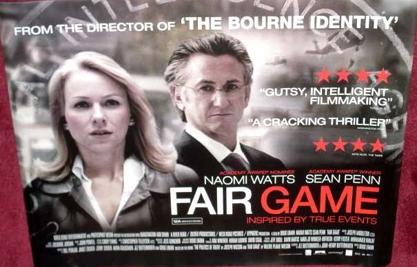 FAIR GAME: UK Quad Film Poster