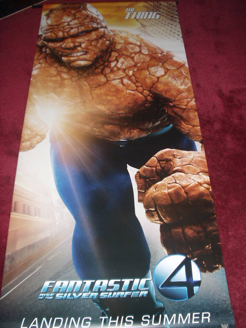 FANTASTIC 4 RISE OF THE SILVER SURFER -  The Thing Banner