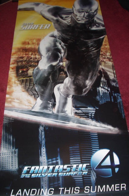 FANTASTIC 4 RISE OF THE SILVER SURFER -  Silver Surfer Banner