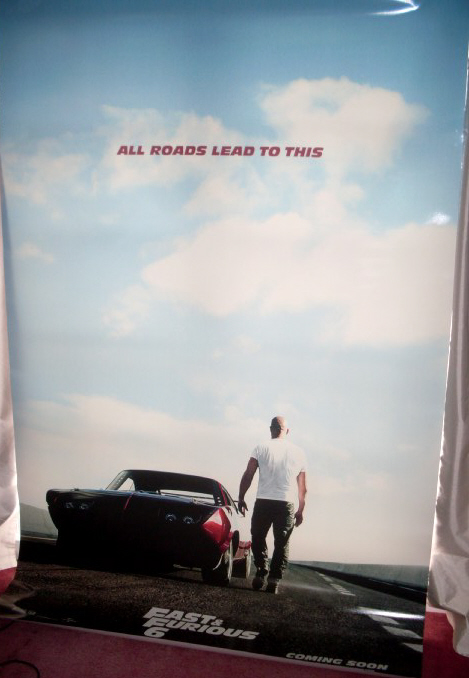 FAST & FURIOUS 6: Dominic Toretto/Vin Diesel Cinema Banner FAST & FURIOUS 6: Dominic Toretto/Vin Diesel Cinema Banner