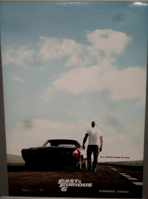 FAST & FURIOUS 6: Vin Diesel One Sheet Film Poster FAST & FURIOUS 6: Vin Diesel One Sheet Film Poster