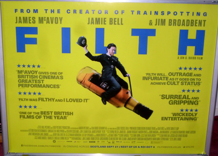 FILTH: 'Bottle' UK Quad Film Poster