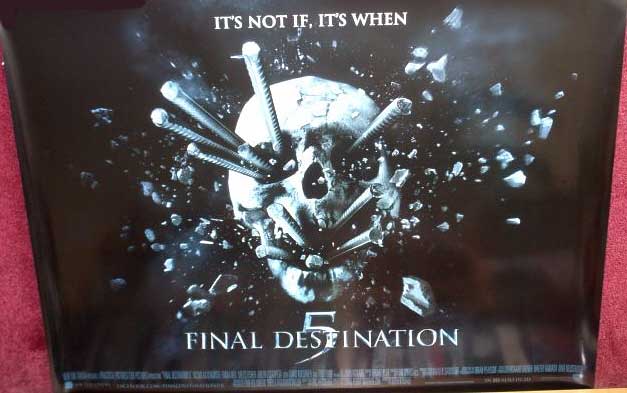 FINAL DESTINATION 5: UK Quad Film Poster