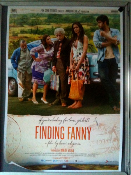 Cinema Poster: FINDING FANNY 2014 (One Sheet) Deepika Padukone Naseeruddin Shah