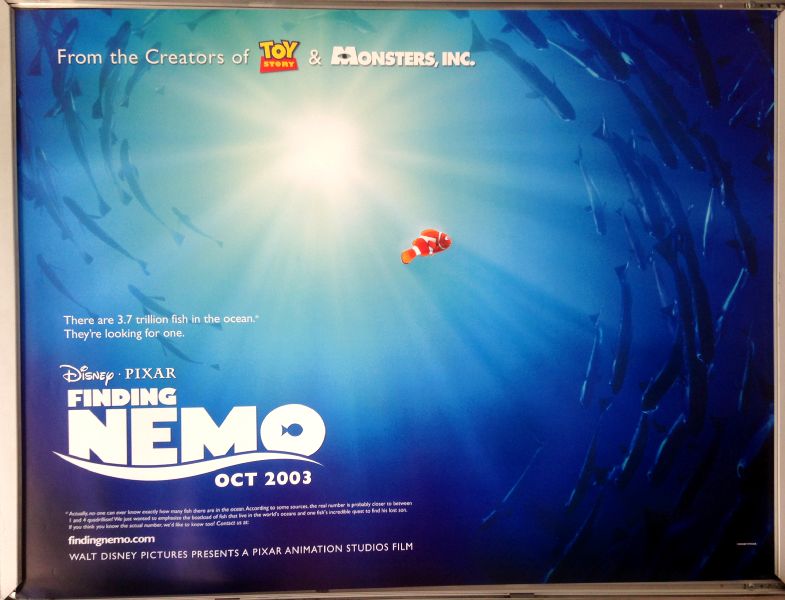 Cinema Poster: FINDING NEMO 2003 (Nemo Quad) Albert Brooks Ellen DeGeneres