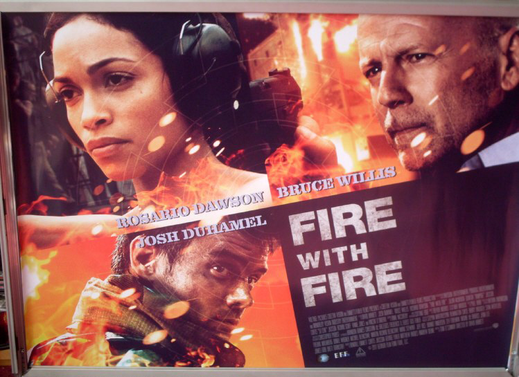 FIRE WITH FIRE: UK Quad Film Poster