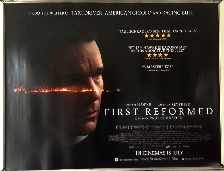 Cinema Poster: FIRST REFORMED (Quad) Amanda Seyfried Ethan Hawke Cinema Poster: FIRST REFORMED (Quad) Amanda Seyfried Ethan Hawke
