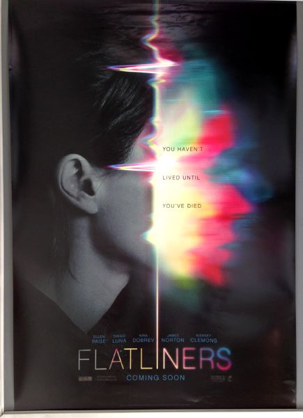 Cinema Poster: FLATLINERS 2017 (Advance One Sheet) Ellen Page Kiefer Sutherland