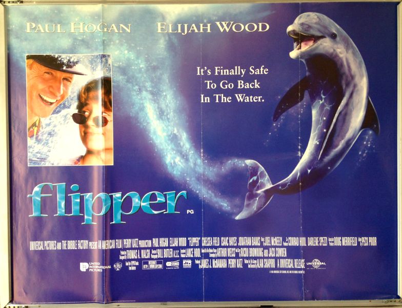 Cinema Poster: FLIPPER 1996 (Quad) Elijah Wood Paul Hogan
