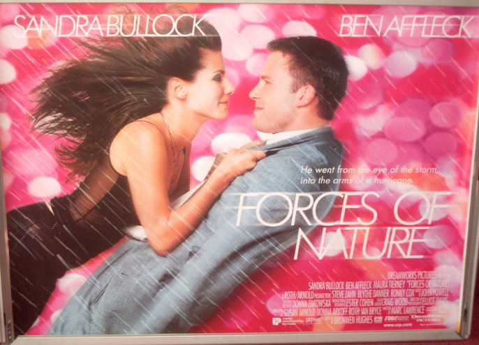 Cinema Poster: FORCES OF NATURE 1999 (Quad) Sandra Bullock Ben Affleck