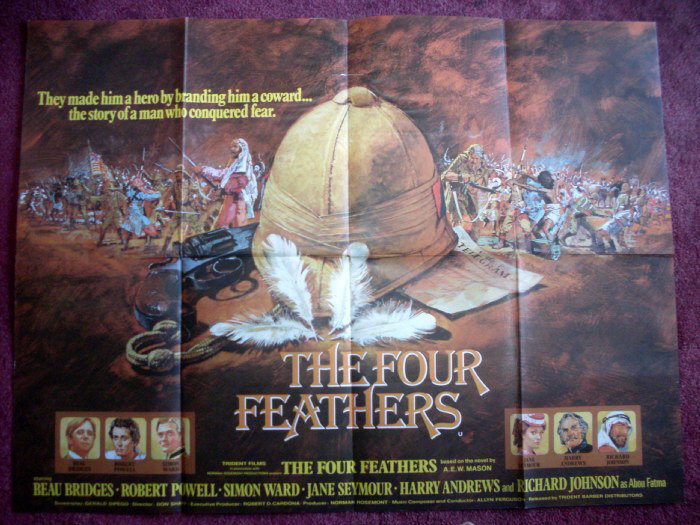 FOUR FEATHERS, THE: 1978 UK Quad Film Poster