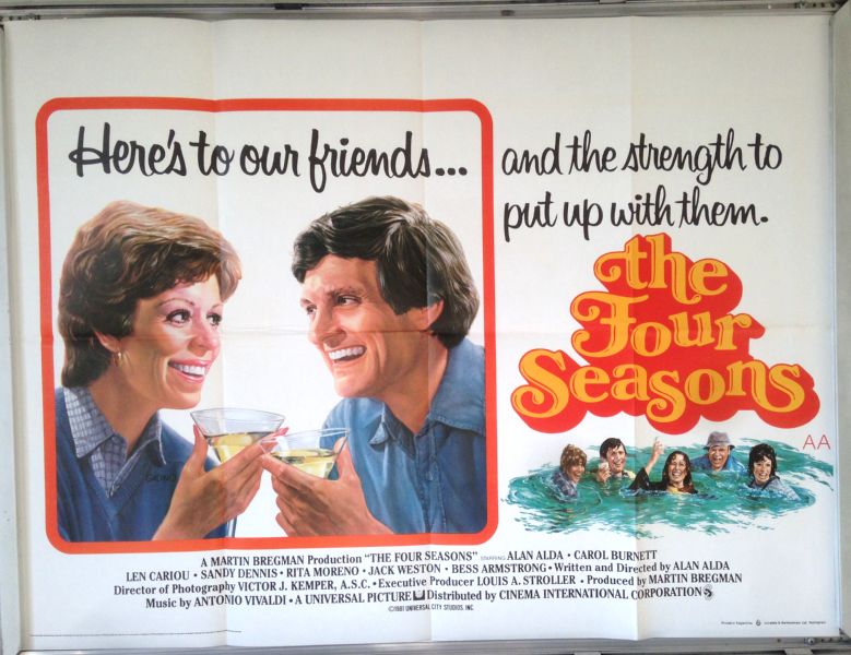 Cinema Poster: FOUR SEASONS, THE 1981 (Quad) Alan Alda Carol Burnett