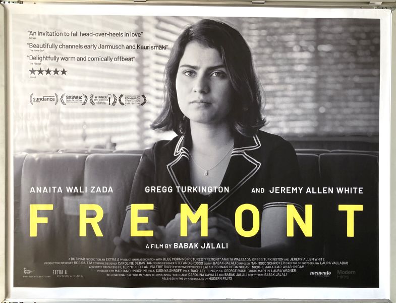 Cinema Poster: FREMONT 2023 (Quad) Anaita Wali Zada Gregg Turkington Jeremy Allen White