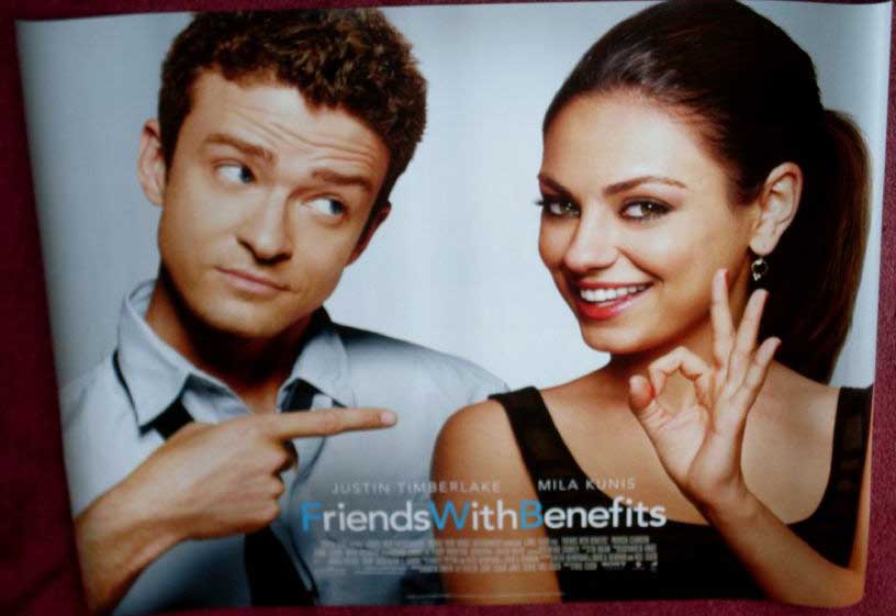 FRIENDS WITH BENEFITS: UK Quad Film Poster