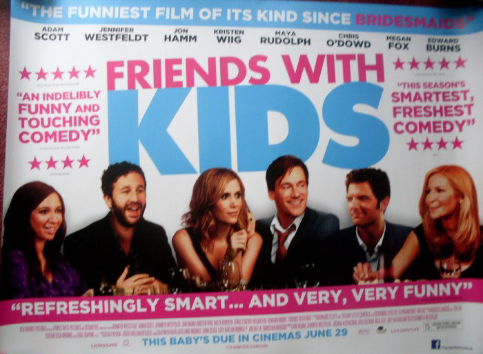 FRIENDS WITH KIDS: UK Quad Film Poster