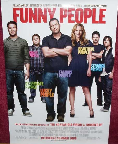 FUNNY PEOPLE: 'Group' One Sheet Film Poster