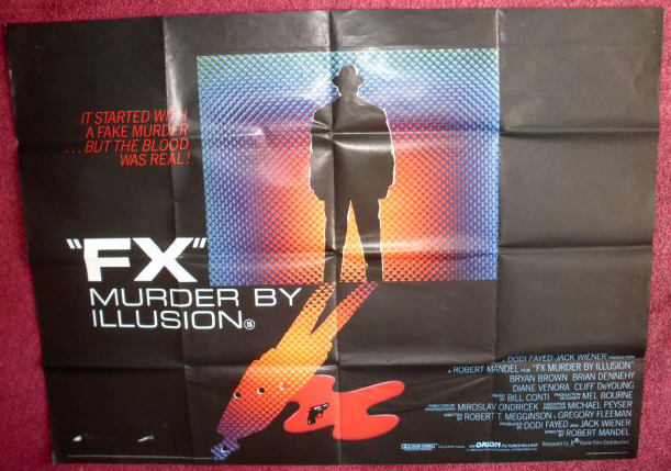 FX MURDER BY ILLUSION: Quad Film Poster
