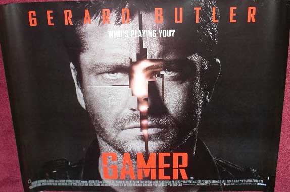 GAMER: UK Quad Film Poster GAMER: UK Quad Film Poster