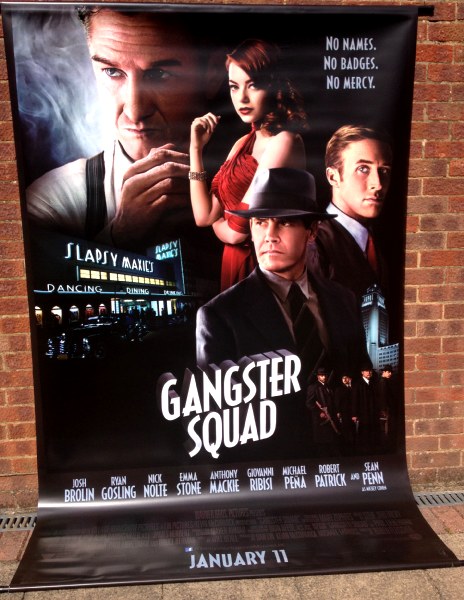 Cinema Banner: GANGSTER SQUAD Sean Penn Ryan Gosling Josh Brolin Emma Stone